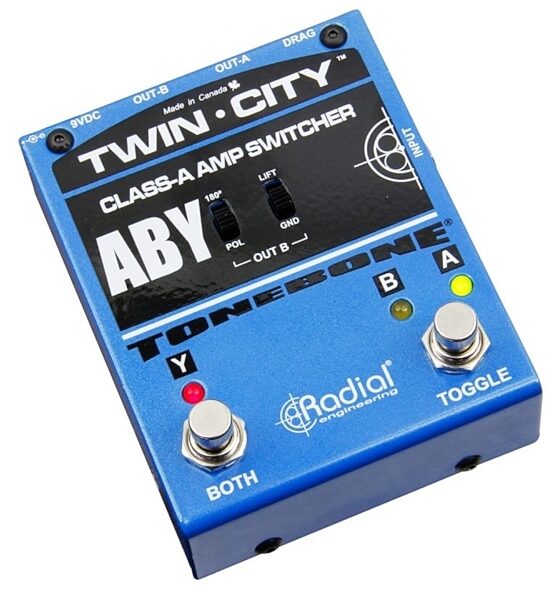 Radial Twin-City ABY Amp Switcher Pedal, New, View