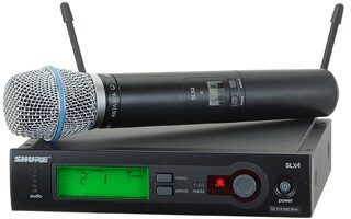 Shure SLX24/BETA87A UHF Handheld Wireless Microphone, Main