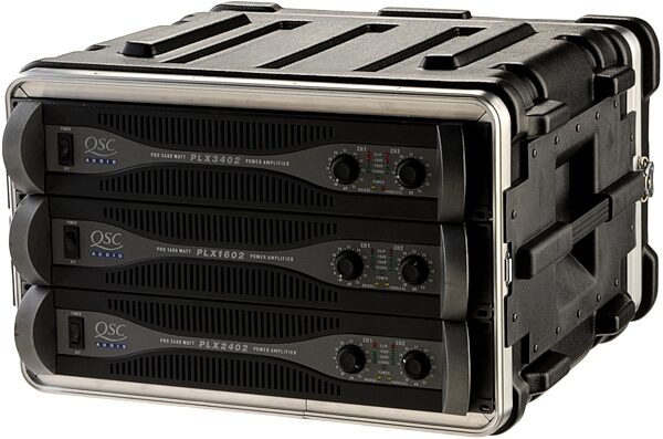 SKB 6 Unit Effects Rack Mount Case, Loaded with Optional Gear