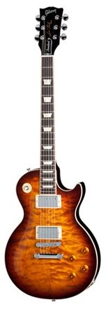 Gibson 2013 Les Paul Standard Quilt Top Electric Guitar (with Case), Desert Burst