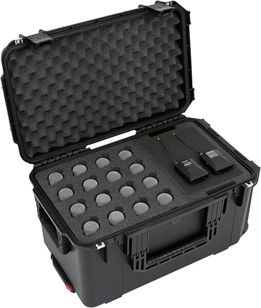 SKB 3i-221312WMC Case for 16 Wireless Microphones, New, Action Position Back