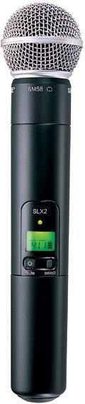 Shure SLX24/SM58 UHF Handheld Wireless Microphone, SLX2 Transmitter
