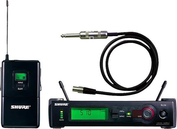 Shure SLX14 UHF Guitar or Bass Wireless System, Main