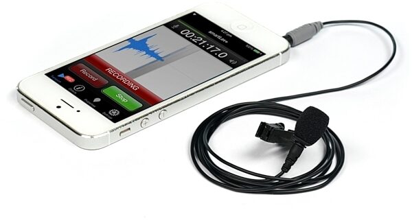 Rode smartLav+ Lavalier Microphone for iOS, New, In Use with iPhone