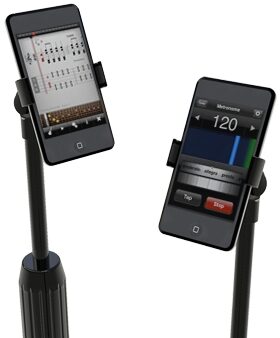 Castiv Smart Station Smartphone Microphone Stand Adapter, In Use