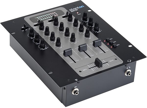 Stanton SMX311 DJ Mixer, 3-Channel, Angle