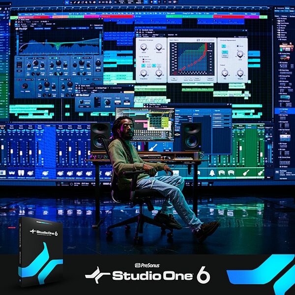 PreSonus Studio One 6 Professional Music Production Software, Digital Download, Action Position Back