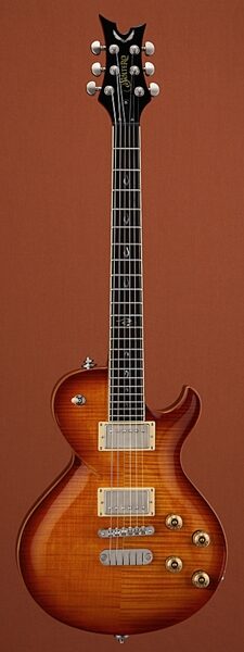 Dean Soltero Standard Electric Guitar, Transparent Amberburst