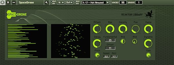 Native Instruments Reaktor (Macintosh and Windows), Space Drone