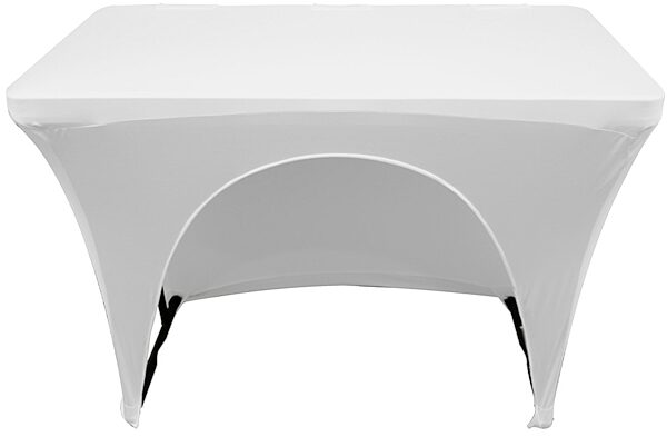 Odyssey SPATBL Scrim Werks Performer's Table Cover, White, 4 foot, White 2