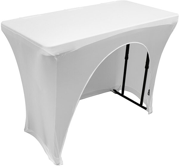 Odyssey SPATBL Scrim Werks Performer's Table Cover, White, 4 foot, White 4