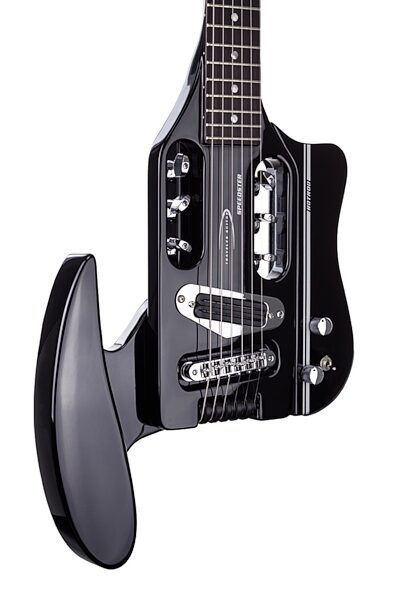 Traveler Speedster Hot Rod V2 Electric Guitar (with Gig Bag), Black Closeup