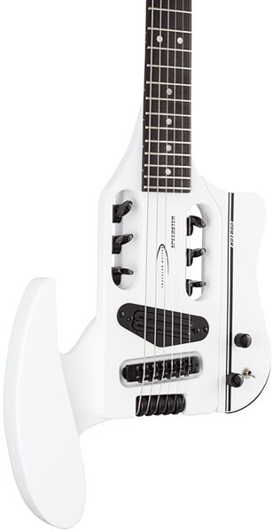 Traveler Speedster Hot Rod V2 Electric Guitar (with Gig Bag), White Closeup