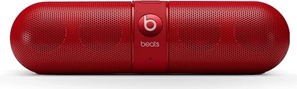 Beats Pill 2 Portable Bluetooth Speaker, Red - Front