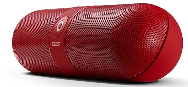 Beats Pill 2 Portable Bluetooth Speaker, Red - Angle