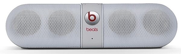 Beats Pill 2 Portable Bluetooth Speaker, White - Front