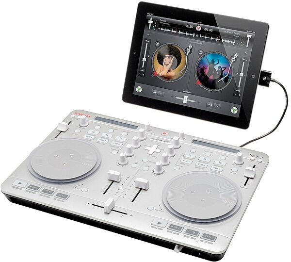 Vestax Spin2 iOS DJ Controller, In Use