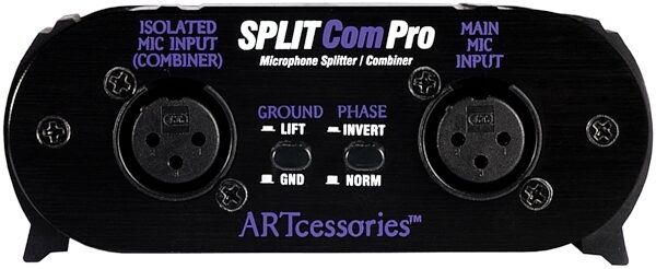 ART SPLITCom Pro Microphone Splitter/Combiner, New, Front