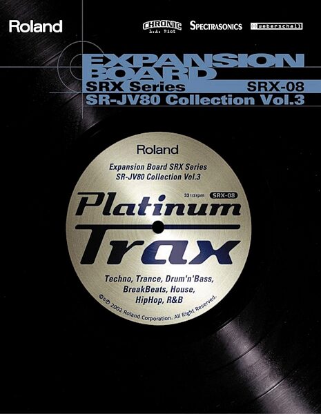 Roland SRX08 Platinum Trax Expansion Board, Main