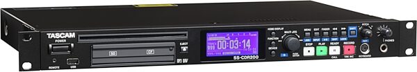 TASCAM SS-CDR200 CD and SD Recorder, Left