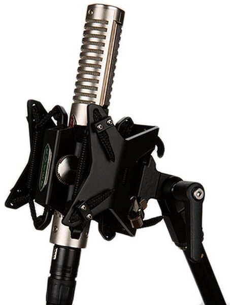 Royer Labs R-121 Dynamic Passive Ribbon Microphone, Bundle with RSM-SS1 Sling-Shockmount, Action Position Back