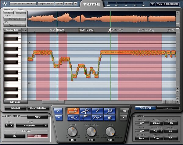 Waves Tune Native Pitch Correction Software (Macintosh and Windows), Main