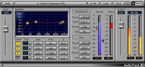 Waves Native Platinum Bundle (Macintosh and Windows), AudioTrack