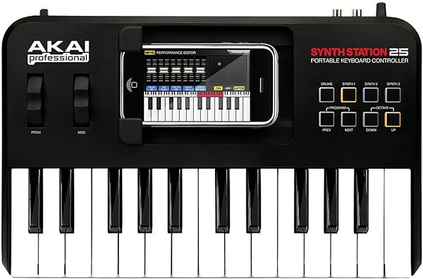 Akai SynthStation25 Piano Keyboard for iPhone and iPod Touch, Main