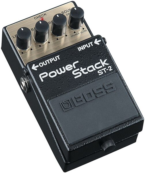 Boss ST-2 Power Stack Distortion Pedal, Angle