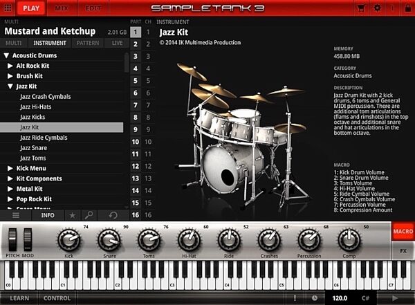 IK Multimedia SampleTank MAX Software Instrument, Screenshot 4