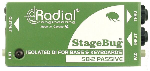 Radial StageBug SB-2 Passive Compact DI Direct Box, New, Main
