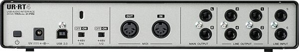 Steinberg UR-RT4 USB Audio Interface, Action Position Back