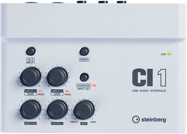 Steinberg CI1 USB Audio Interface, Top