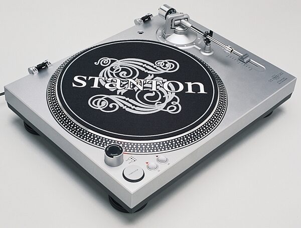 Stanton STR8-30B Direct Drive Turntable with 500B Cartridge, Angle