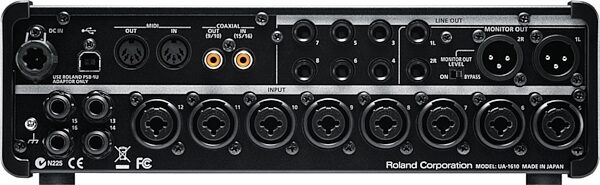 Roland UA-1610 Studio-Capture USB 2.0 Audio Interface, Back