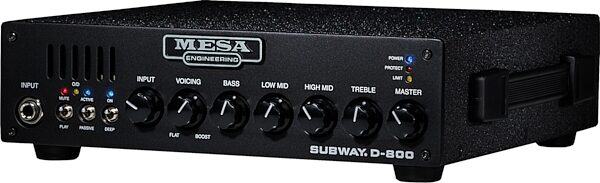 Mesa/Boogie Subway D-800 Bass Guitar Amplifier Head (800 Watts), New, Action Position Back