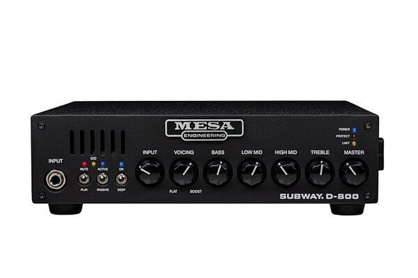 Mesa/Boogie Subway D-800 Bass Guitar Amplifier Head (800 Watts), New, Main