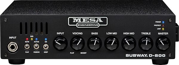 Mesa/Boogie Subway D-800 Bass Guitar Amplifier Head (800 Watts), New, Action Position Back