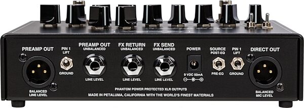 Mesa/Boogie Subway Plus Bass Guitar Preamp and Direct Box, Action Position Back