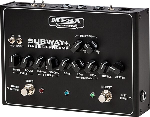 Mesa/Boogie Subway Plus Bass Guitar Preamp and Direct Box, Action Position Back
