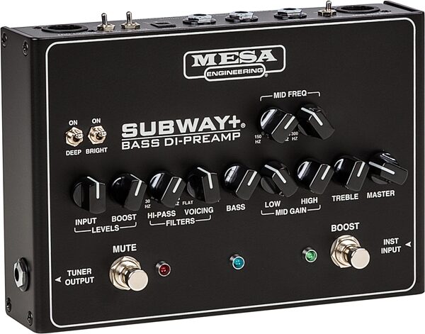 Mesa/Boogie Subway Plus Bass Guitar Preamp and Direct Box, Action Position Back