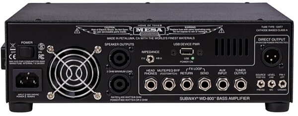 Mesa/Boogie Subway WD-800 Hybrid Bass Guitar Amplifier Head (800 watts), New, view