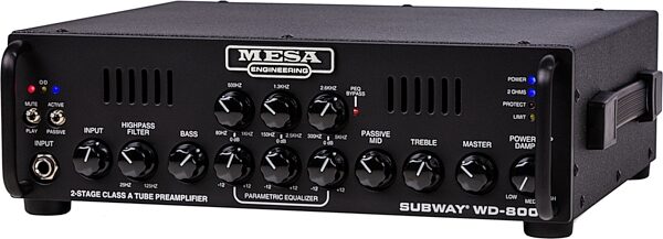 Mesa/Boogie Subway WD-800 Hybrid Bass Guitar Amplifier Head (800 watts), New, Action Position Back