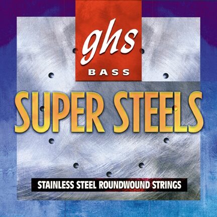 GHS 5MLSTB Super Steels 5-String Electric Bass Strings (44-121), Main