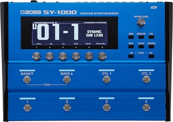 Boss SY-1000 Guitar Synthesizer Pedal, New, Action Position Back