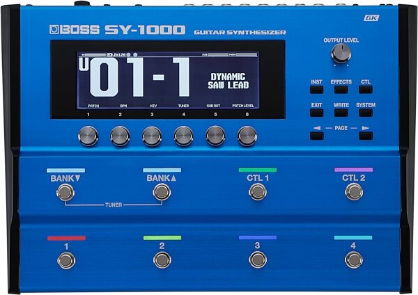 Boss SY-1000 Guitar Synthesizer Pedal, New, Action Position Back