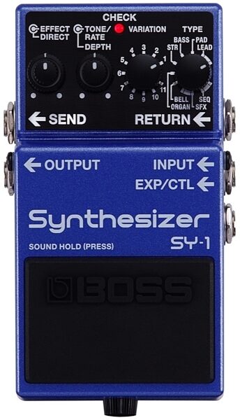 Boss SY-1 Synthesizer Pedal, New, Main