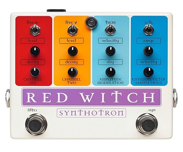 Red Witch Synthotron Analog Guitar Synthesizer Pedal, Main