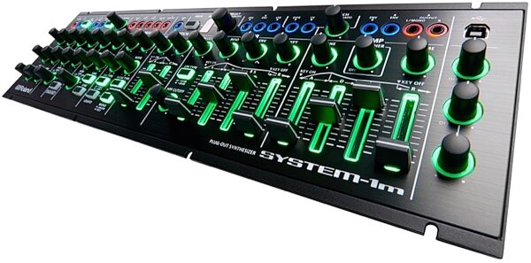 Roland SYSTEM-1m Variable Semi-Modular Synthesizer, Angle 2