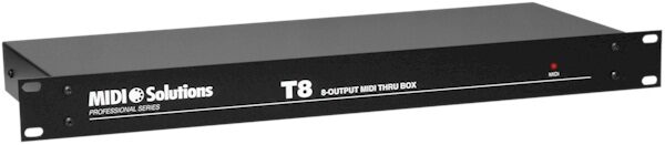 MIDI Solutions T8 8-Output Active MIDI Thru Box, New, Main